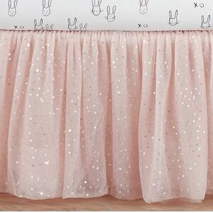 Pottery Barn kids Sparkle Tulle Crib skirt